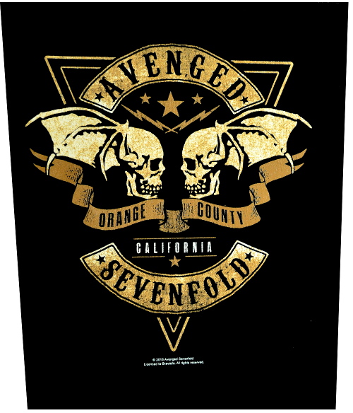 Avenged Sevenfold Orange County Back Patch